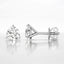 Round Lab Grown Diamond Martini Stud Earrings in 14kt White Gold