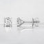 Princess Cut Lab Grown Diamond Studs in 14kt White Gold