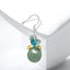 Freshwater Cultured Turquoise Pearl Earrings in 925 Sterling Silver