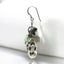 White Baroque Freshwater Cultured Pearl Earrings in 925 Sterling Silver