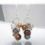 Chocolate Pearl Drop Earrings in 925 Sterling Silver