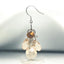 White Cultured Freshwater Baroque Pearl Drop Earrings in 925 Sterling Silver