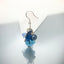 Ocean Blue Freshwater Cultured Pearl Earrings in 925 Sterling Silver