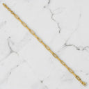 4.5 mm Paperclip Link Bracelet in 14kt Yellow Gold