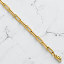 4.5 mm Paperclip Link Bracelet in 14kt Yellow Gold