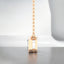 Emerald Cut Lab Grown Diamond Bezel Set Solitaire Pendant in 14kt Rose Gold