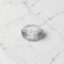 15.83 Carat Oval Carved Lavender Amethyst Gemstone