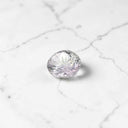 15.83 Carat Oval Carved Lavender Amethyst Gemstone