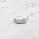 15.83 Carat Oval Carved Lavender Amethyst Gemstone