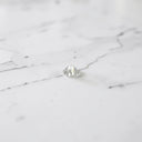 0.45 Carat Round White Sapphire Gemstone