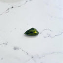 1.54 Carat Pear-Shaped Green Tourmaline Gemstone