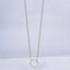 High Polish Octagon Necklace in 925 Sterling Silver