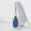 Lapis Lazuli Teardrop Pendant in 925 Sterling Silver