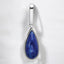 Lapis Lazuli Teardrop Pendant in 925 Sterling Silver