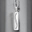 Diamond Curve Pendant in 925 Sterling Silver