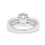 1.73 ctw Round Lab Grown Diamond Split Shank Engagement Ring in 14kt White Gold