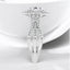 1.72 ctw Oval Lab Grown Diamond Split Shank Halo Engagement Ring in 14kt White Gold