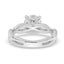 1.68 ctw Round Lab Grown Diamond Twist Engagement Ring in 14kt White Gold