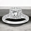 2.32 ctw Round Lab Grown Diamond Halo Engagement Ring in 14kt White Gold