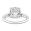 2.32 ctw Round Lab Grown Diamond Halo Engagement Ring in 14kt White Gold