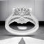 2.62 ctw Round Lab Grown Diamond Halo Engagement Ring in 14kt White Gold