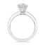 1.71 ctw Round Lab Grown Diamond Prong-Set Engagement Ring in 14kt White Gold