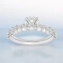 2.51 ctw Round Brilliant Cut Shared Prong Engagement Ring in 14kt White Gold