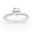 1.94 ctw Round Lab Grown Diamond Prong Set Engagement Ring in 14kt White Gold