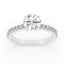 2.02 ctw Round Lab Grown Diamond Classic Prong Set Engagement Ring in 14kt White Gold