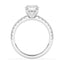 2.02 ctw Round Lab Grown Diamond Classic Prong Set Engagement Ring in 14kt White Gold