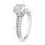 2.04 ctw Round Lab Grown Diamond Split Shank Engagement Ring in 14kt White Gold