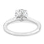 1.84 ctw Round Lab Grown Diamond Cathedral Style Engagement Ring in 14kt White Gold