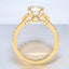 2.46 ctw Emerald Cut Lab Grown Diamond Split Shank Engagement Ring in 14kt Yellow Gold