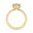 2.32 ctw Round Lab Grown Diamond 6-Prong Engagement Ring in 14kt Yellow Gold