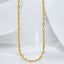 Fancy Link Necklace in 14kt Yellow Gold