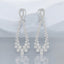 3.24 ctw Round Lab Grown Diamond Teardrop Shaped Earrings