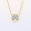 0.23 ctw Round Lab Grown Diamond Cushion Shaped Pendant