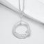 0.32 ctw Round Lab Grown Diamond Pavé Circle Pendant