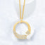 0.32 ctw Round Lab Grown Diamond Pavé Circle Pendant