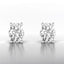 Oval Lab Grown Diamond Stud Earrings in 14kt White Gold