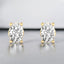 Oval Lab Grown Diamond Stud Earrings in 14kt Yellow Gold