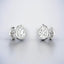 Bezel Set Pear-Shaped Lab Grown Diamond Stud Earrings in 14kt White Gold