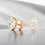 Bezel Set Marquise Lab Grown Diamond Stud Earrings in 14kt Rose Gold