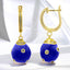 0.50 ctw Enamel and Lab Grown Diamond Drop Earrings