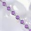 4.0 mm Round Amethyst Tennis Bracelet in 925 Sterling Silver