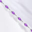 Pear Shaped Amethyst Line Bracelet in 925 Sterling Silver