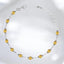 Round Citrine Bracelet in 925 Sterling Silver