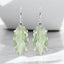 Oval Faceted Gemstone Drop Earrings in 925 Sterling Silver