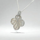 Mother-of-Pearl Clover Pendant in 925 Sterling Silver