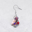 Multi-Color Cultured Pearl Earrings in 925 Sterling Silver